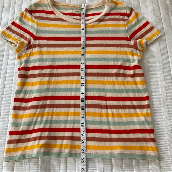 Madewell Akita Stripe Lo-Fi Shrunken Tee - Picture 5 of 11